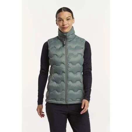 TENSON Txlite Shibui Down Vest Women Grey Green | Women Outdoor Jackets & Vests