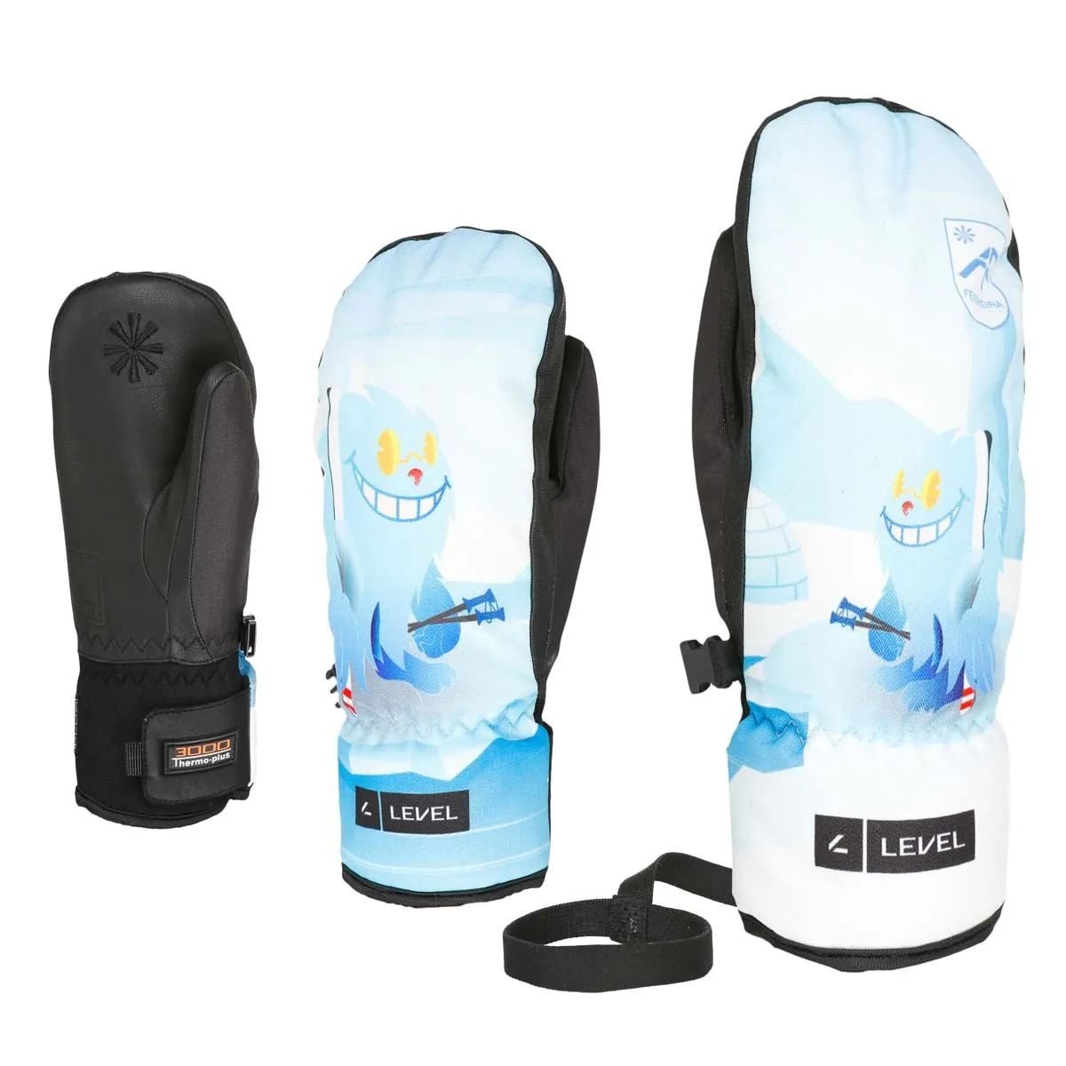 LEVEL VERTIGO MITT TEEN  LIGHT BLUE | Ski/Snowboard gloves