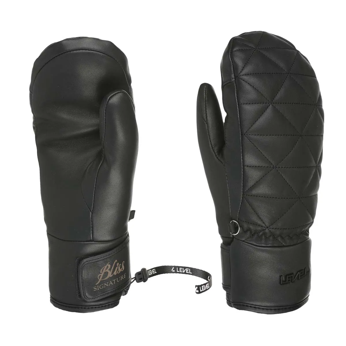 LEVEL Coco Mitt PK Black | Women Ski/Snowboard gloves