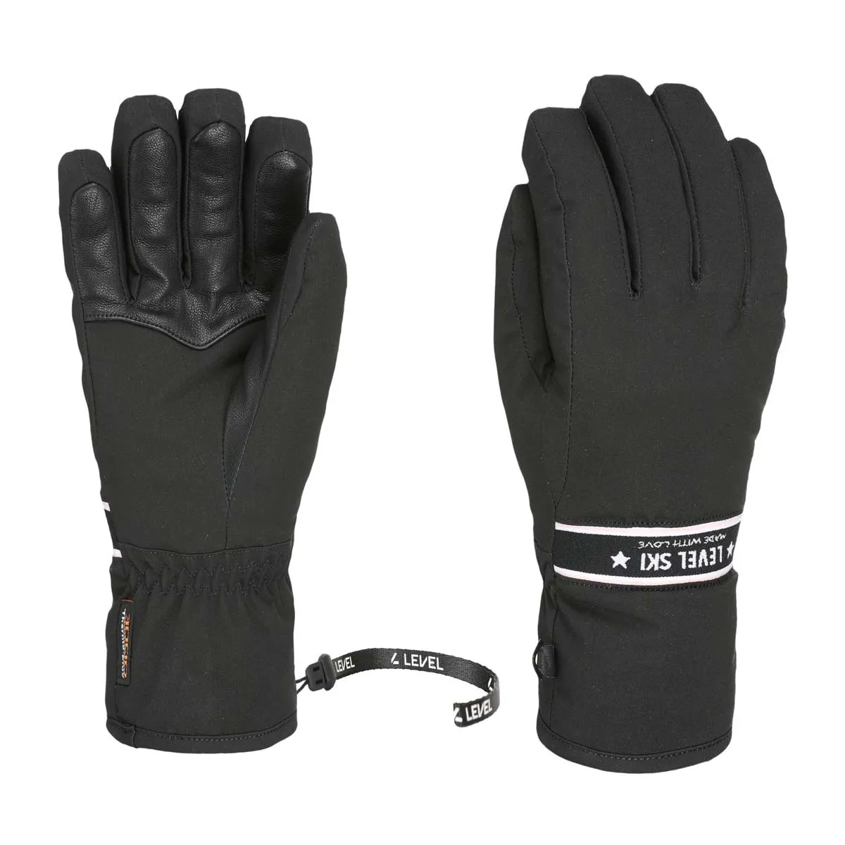 LEVEL Bella Black | Women Ski/Snowboard gloves
