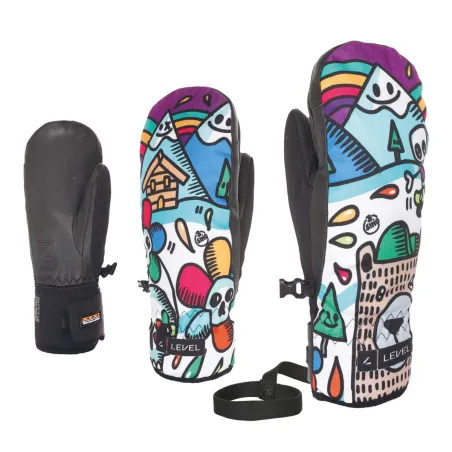 LEVEL VERTIGO MITT TEEN  LOGOS | Ski/Snowboard gloves