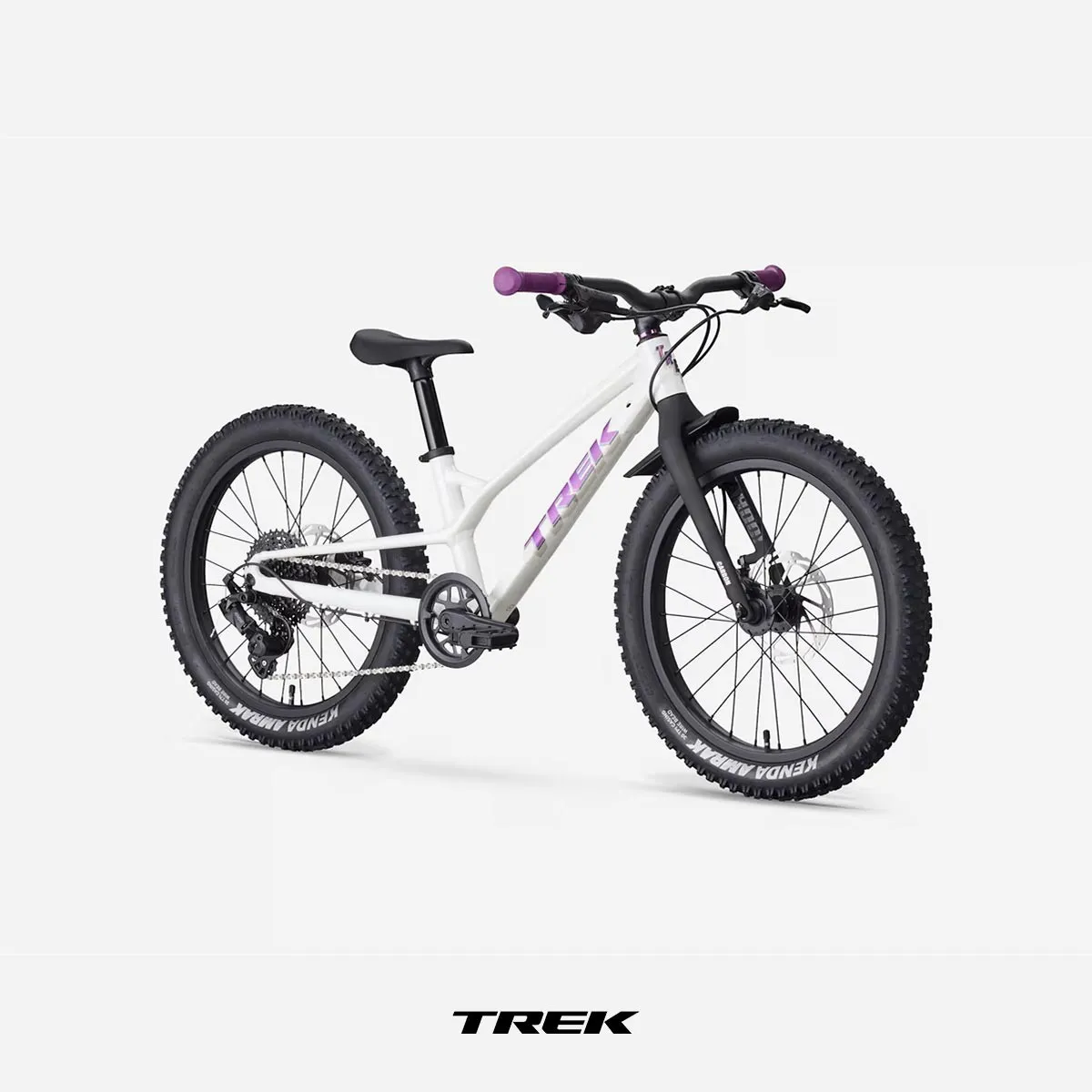2026 TREK WAHOO 20 TRAIL Crystal White | 20" Bikes (114-132cm)