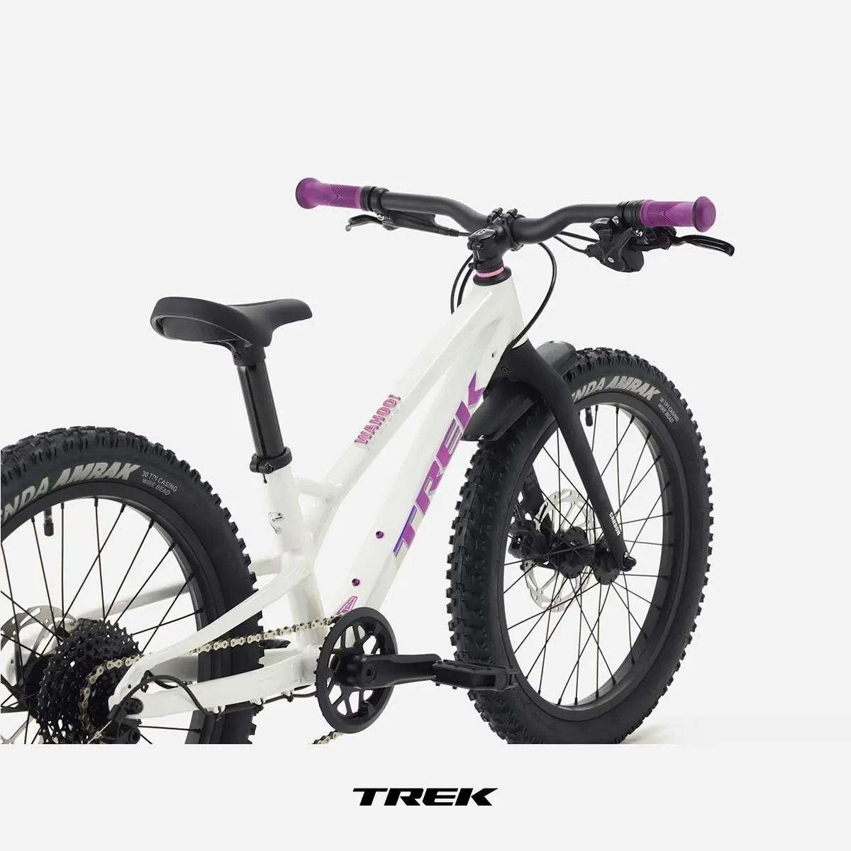 2026 TREK WAHOO 20 TRAIL Crystal White | 20" Bikes (114-132cm)