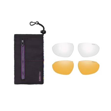 Sunglasses SMITH SLIDERS Matte Meteorite Crystal | ChromaPop Low Light Rose Blue Mirror