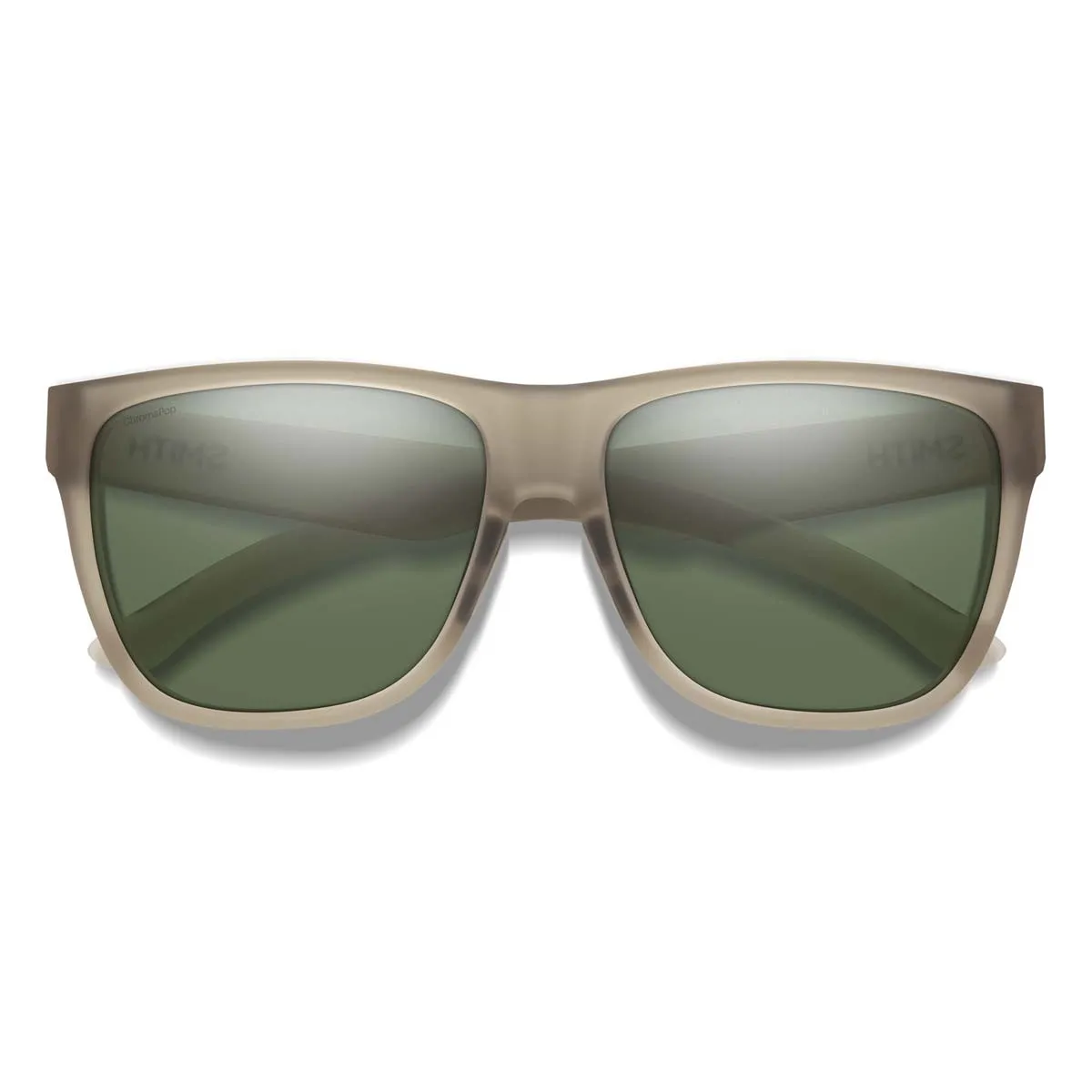 Sunglasses SMITH LOWDOWN XL 2 Matte Summit Crystal | ChromaPop Polarized Gray Green