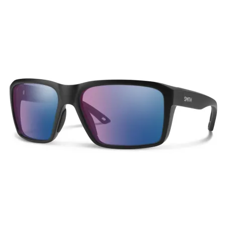 Слънчеви очила SMITH BACKCAST Matte Black | ChromaPop Glass Polarchromic Rose Blue Mirror