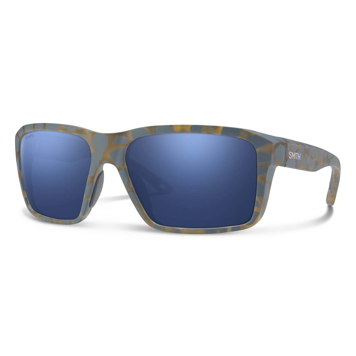 Слънчеви очила SMITH BACKCAST Matte Flint / Tarmac Tortoise | ChromaPop Glass Polarized Dark Blue Mirror