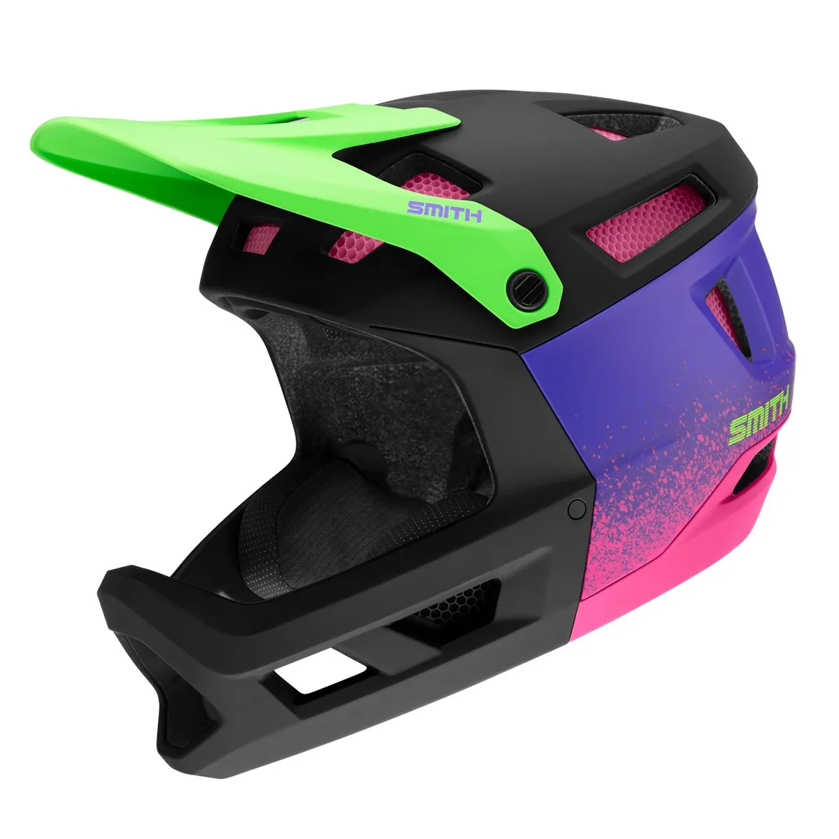 Fufllface bike helmet  SMITH Mainline Mips | Matte Archive Flamingo