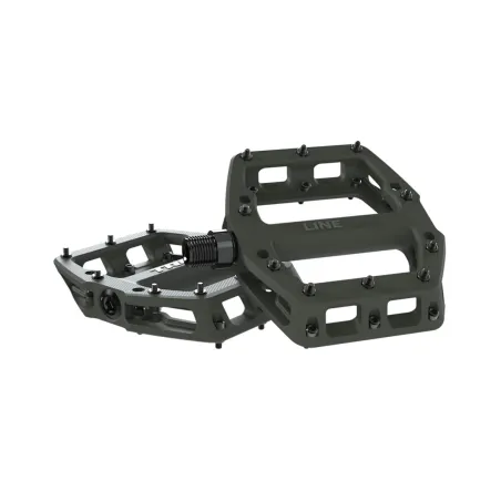 Flat Pedal Set TREK Line Elite | Olive Green