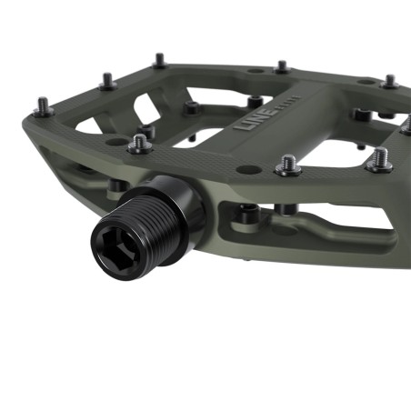 Flat Pedal Set TREK Line Elite | Olive Green