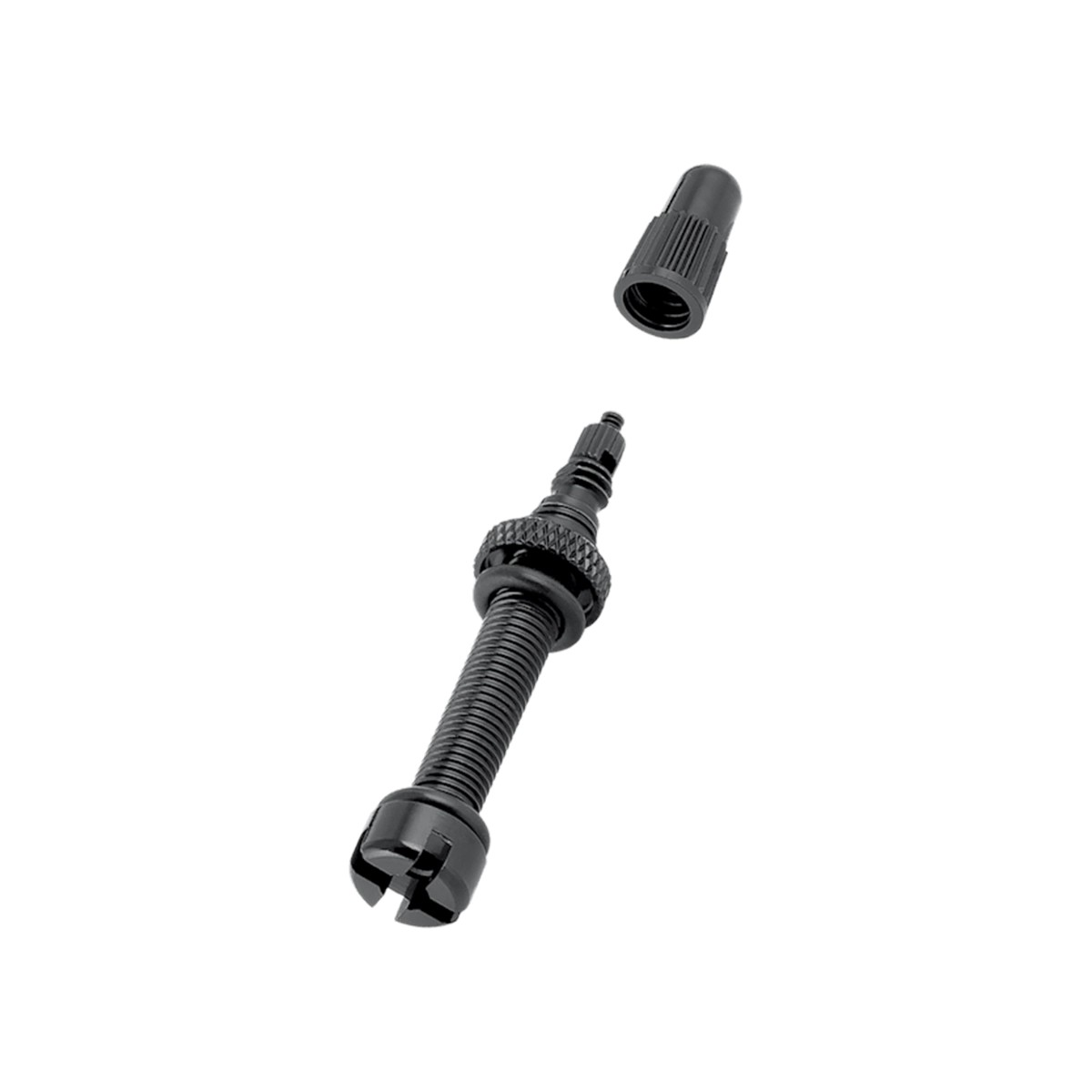 Вентил за велосипед BONTRAGER Round Base TLR Black 67mm