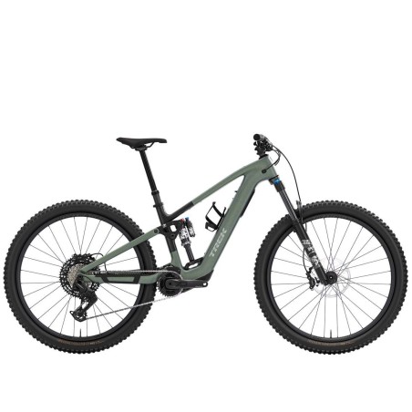 2026 TREK FUEL+ EX 9.7 EU Lichen Green/Keswick Green Splatter | Електрически карбонов велосипед с пълно окачване