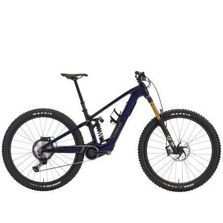 Електрически карбонов велосипед с пълно окачване 2026 TREK FUEL+ LX 9.8 XT EU Gloss Navy Smoke/Matte