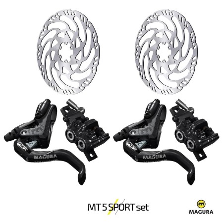 MAGURA MT5 SPORT | 2 BRAKES + MDR-C 203/203