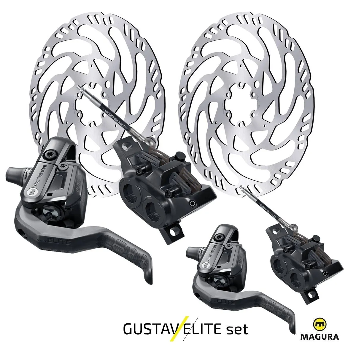 MAGURA GUSTAV ELITE| 2 BRAKES + MDR-C 203/203