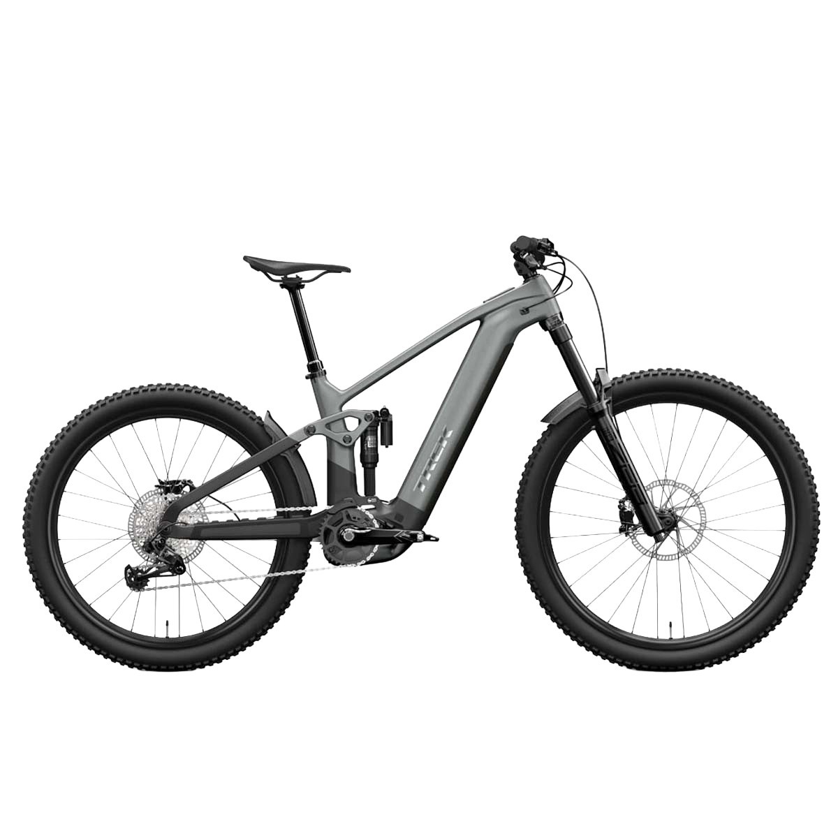 Електрически алуминиев велосипед 2026 TREK Rail+ 5 | Lithium Grey