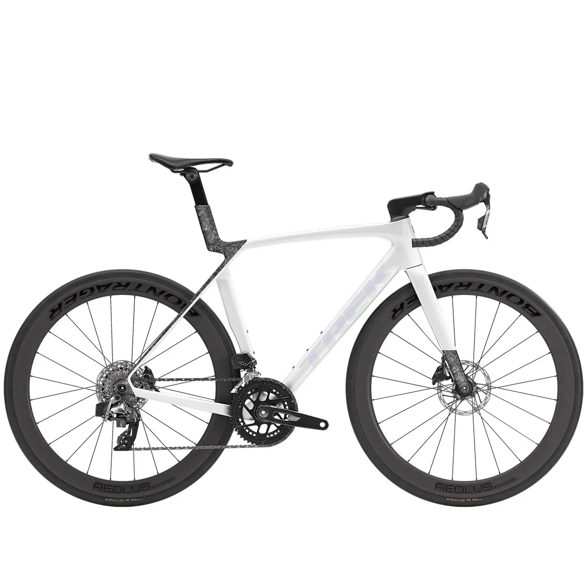 2026 TREK Madone SL 6 AXS Gloss Crystal White/Matte Deep Smoke | Road bikes