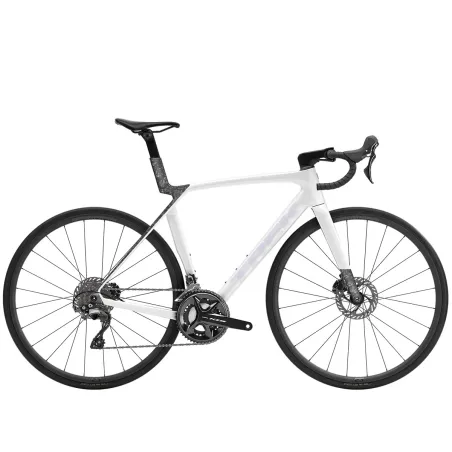 Шосеен карбонов велосипед 2026 TREK Madone SL 5 | Gloss Crystal White/Matte Deep Smoke