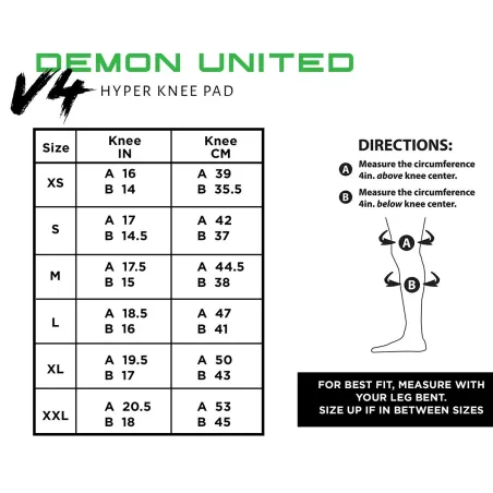 KNEE DEMON Hyper V4 Heavy Duty D3O | Black