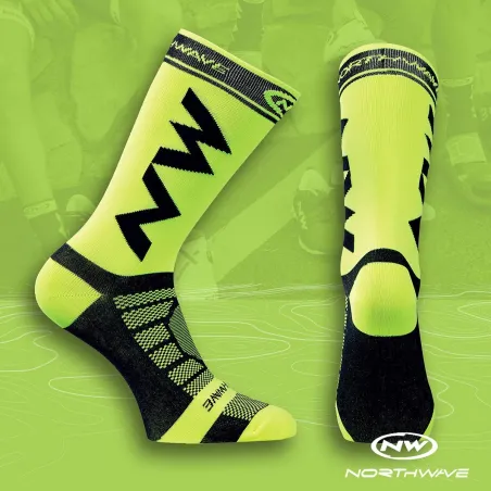 NORTHWAVE EXTREME LIGHT PRO SOCK yel.fluo/black